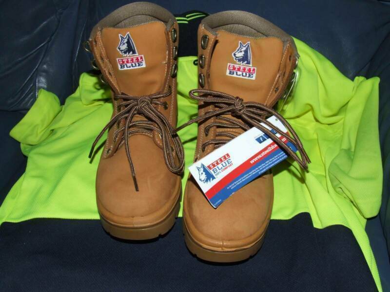 steel blue safety boots uk